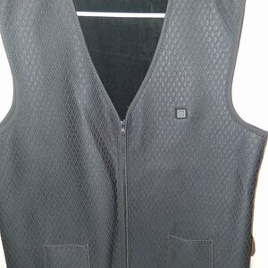 Black Quilted Heated Vest